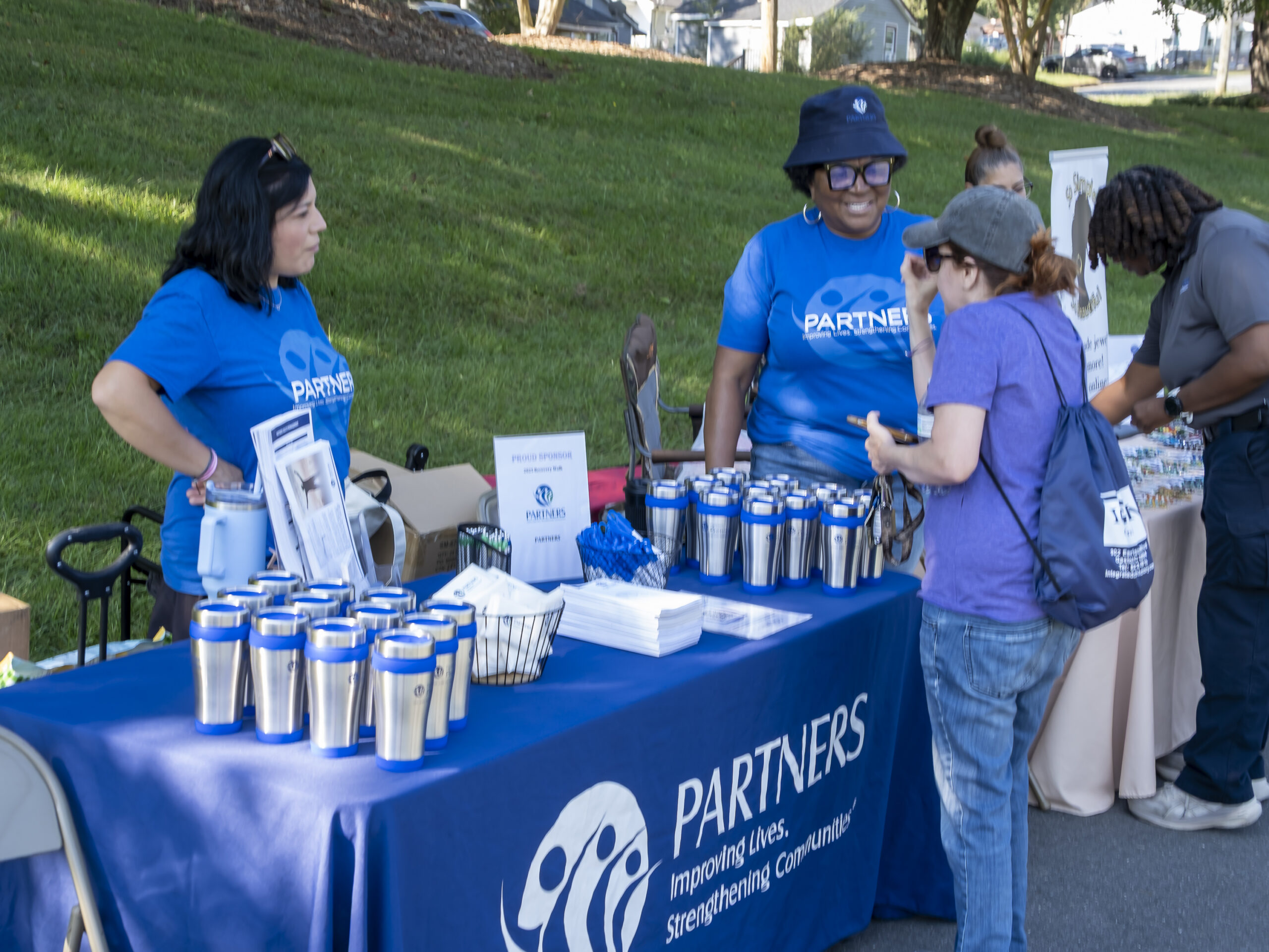 Recovery walk participants and supporters